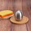 Cute Mechanical Visual Stainless Steel Egg Shaped Kitchen Timer Countdown Reminder Alarm Clock