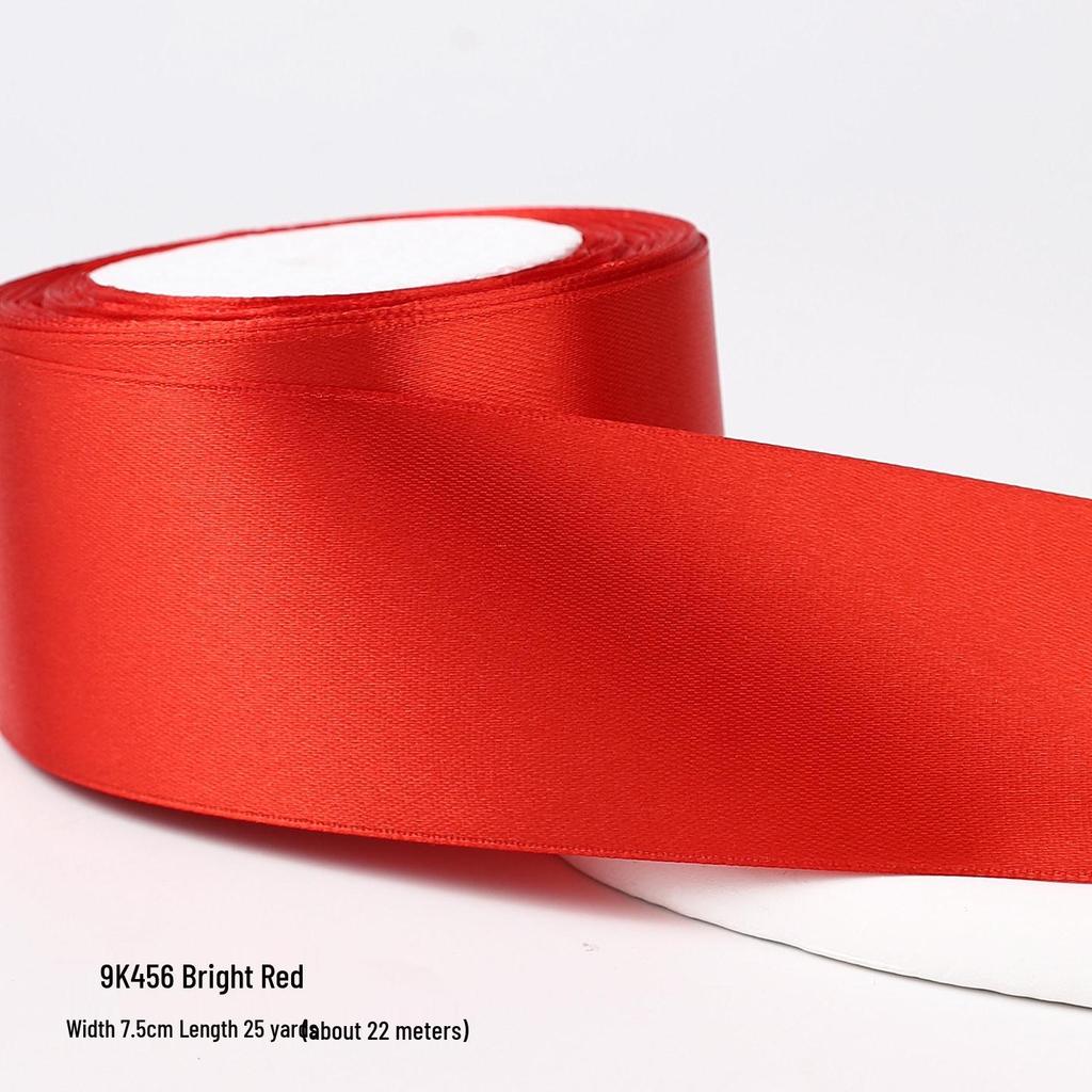Festive Red Satin Ribbon for New Year, Weddings, Candy Ties, Balloons & Lanterns