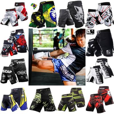 Muay Thai Boks Şortları Kickboks Dövüş MMA Spor Pantolonları Dövüş Sanatları