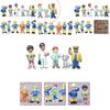 Charming 12pcs Cartoon Fireman Sam Mini Models For Enthusiastic Collectors And Decorators