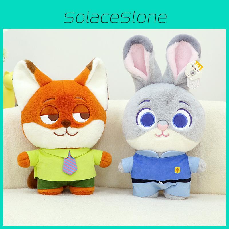 Judy Hopps Zootopia Nick Wilde Plush Stuffed Animal Toy Fox Bunny Doll