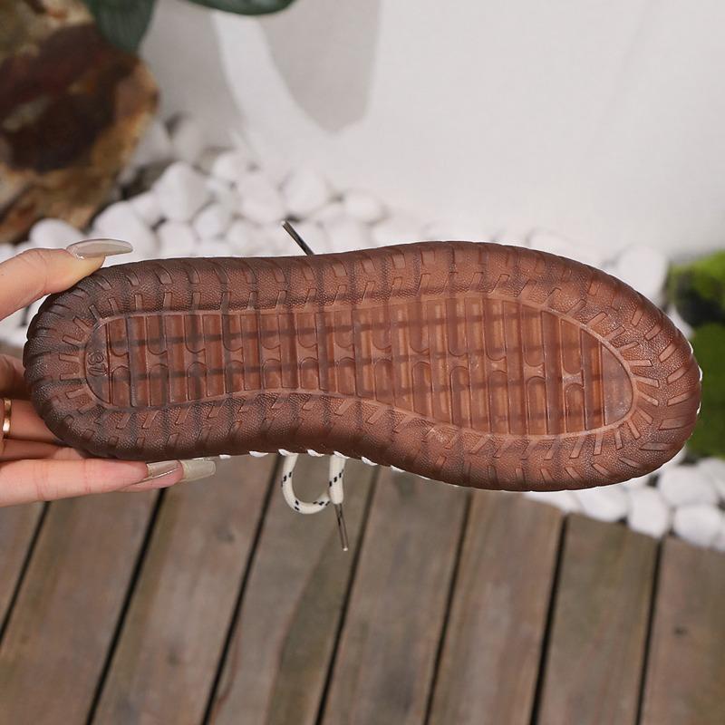 Große handgefertigte weiche Sohle Casual Single Schuhe für Frauen im Außenhandel