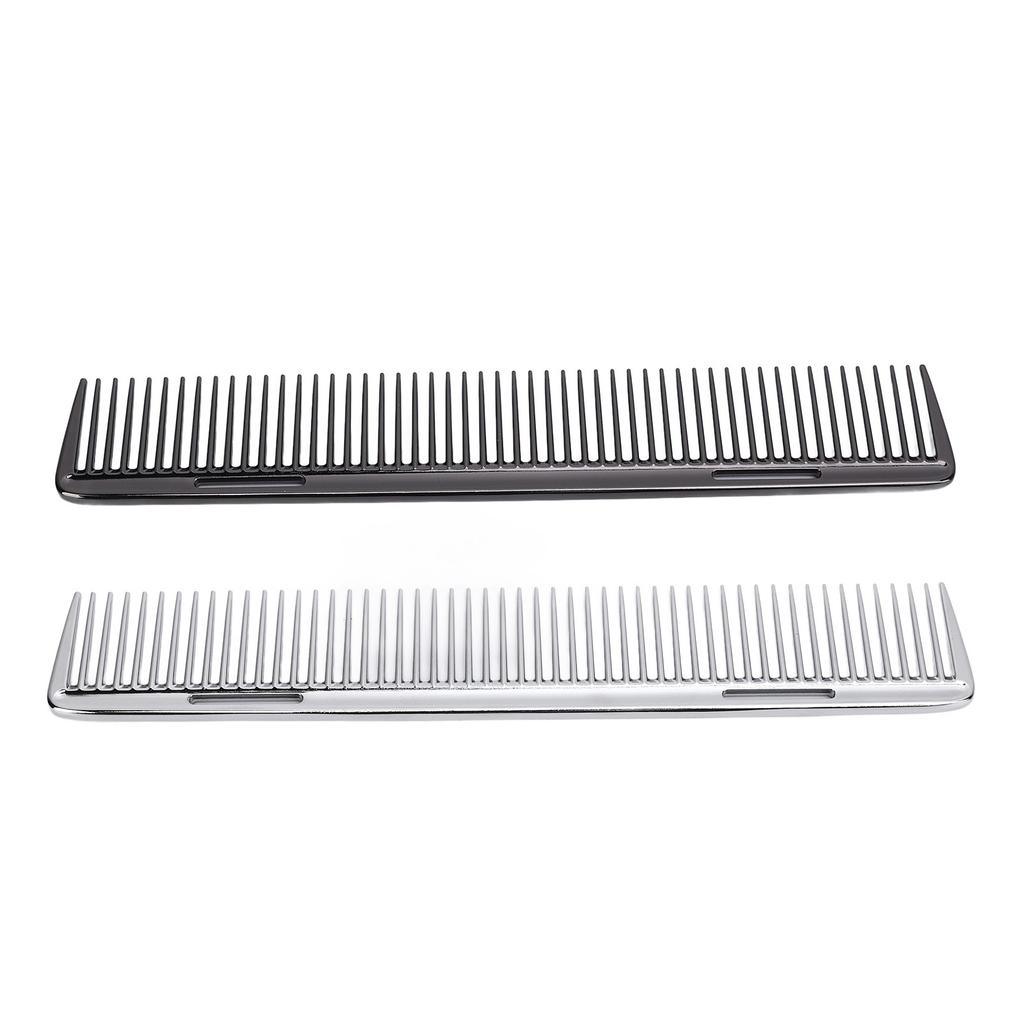 Grzebień fryzjerski Profesjonalny z drobnymi zębami Zapobiega ciepłu Metalowy aluminiowy do salonu Domowego strzyżenia Stylizacji Włosów