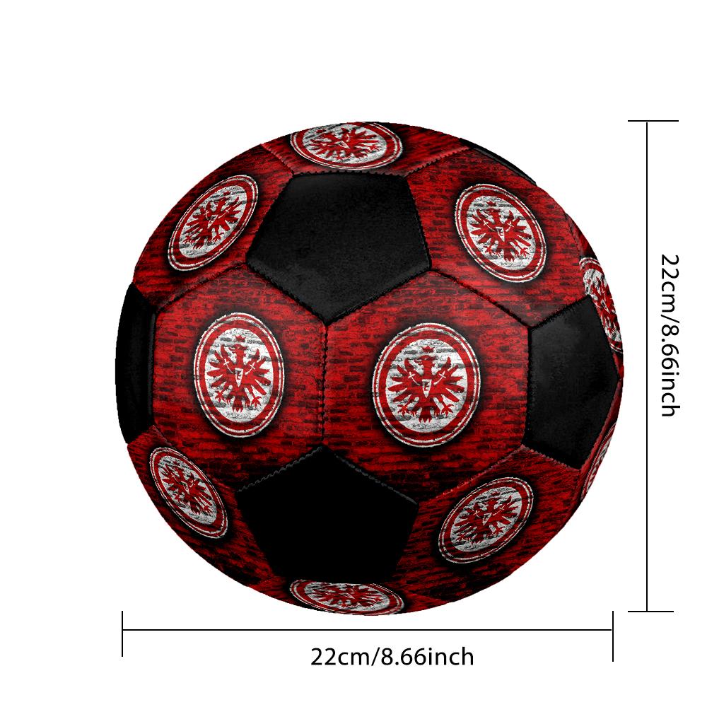 Eintracht Frankfurt Soccer Ball Colorful All Ages Machine Stitched PVC Competition Ready Durable High-Bounce