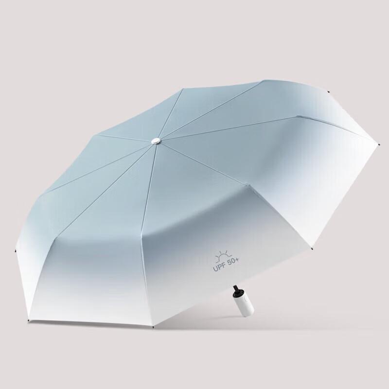 MAYDU Gradient Automatic Three-Fold All-Weather Umbrella