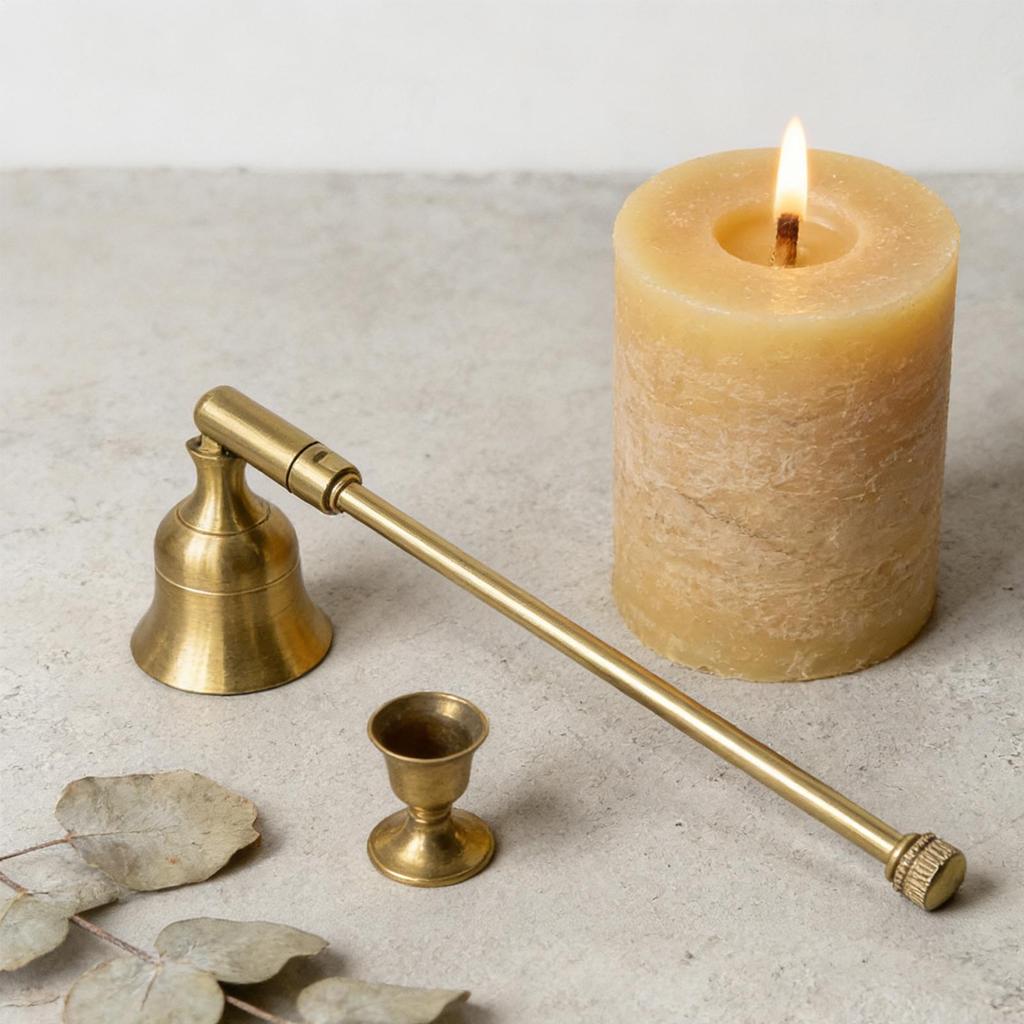 Candle Snuffer Candle Extinguisher Long Handle Candle Accessory Metal Wick Flame Snuffer Wick Snuffer Home Decor Gift