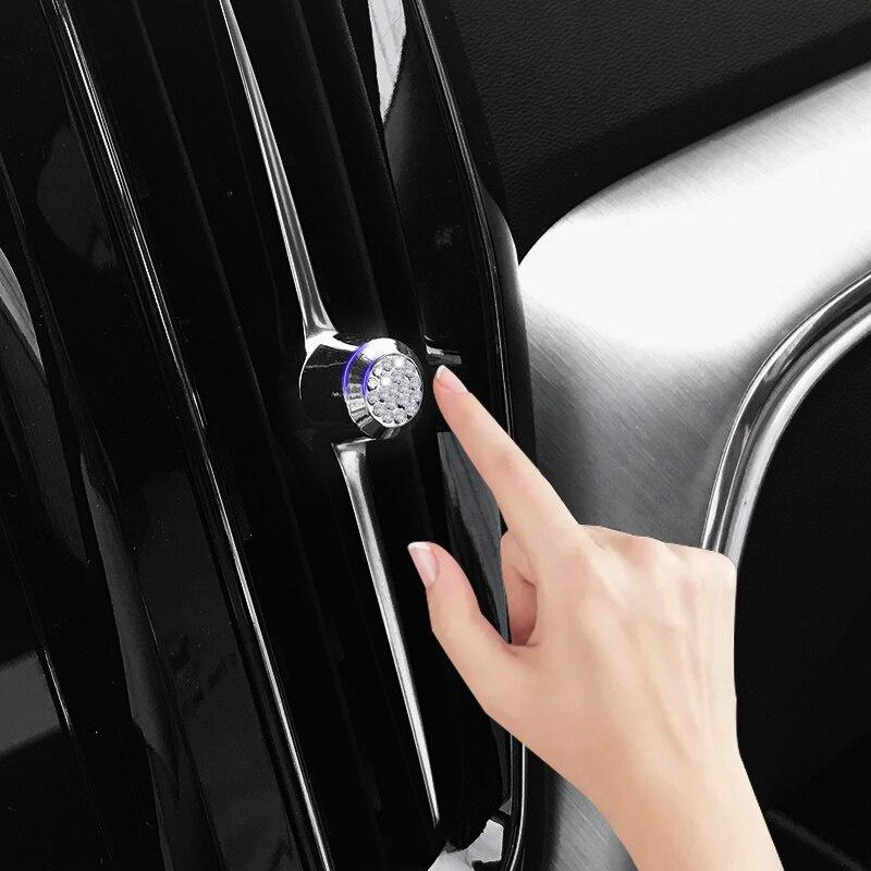 For Volvo XC60 Xc90 XC40 S90 V90 Interior Modification Center Control Air Outlet Diamond Decorative Frame