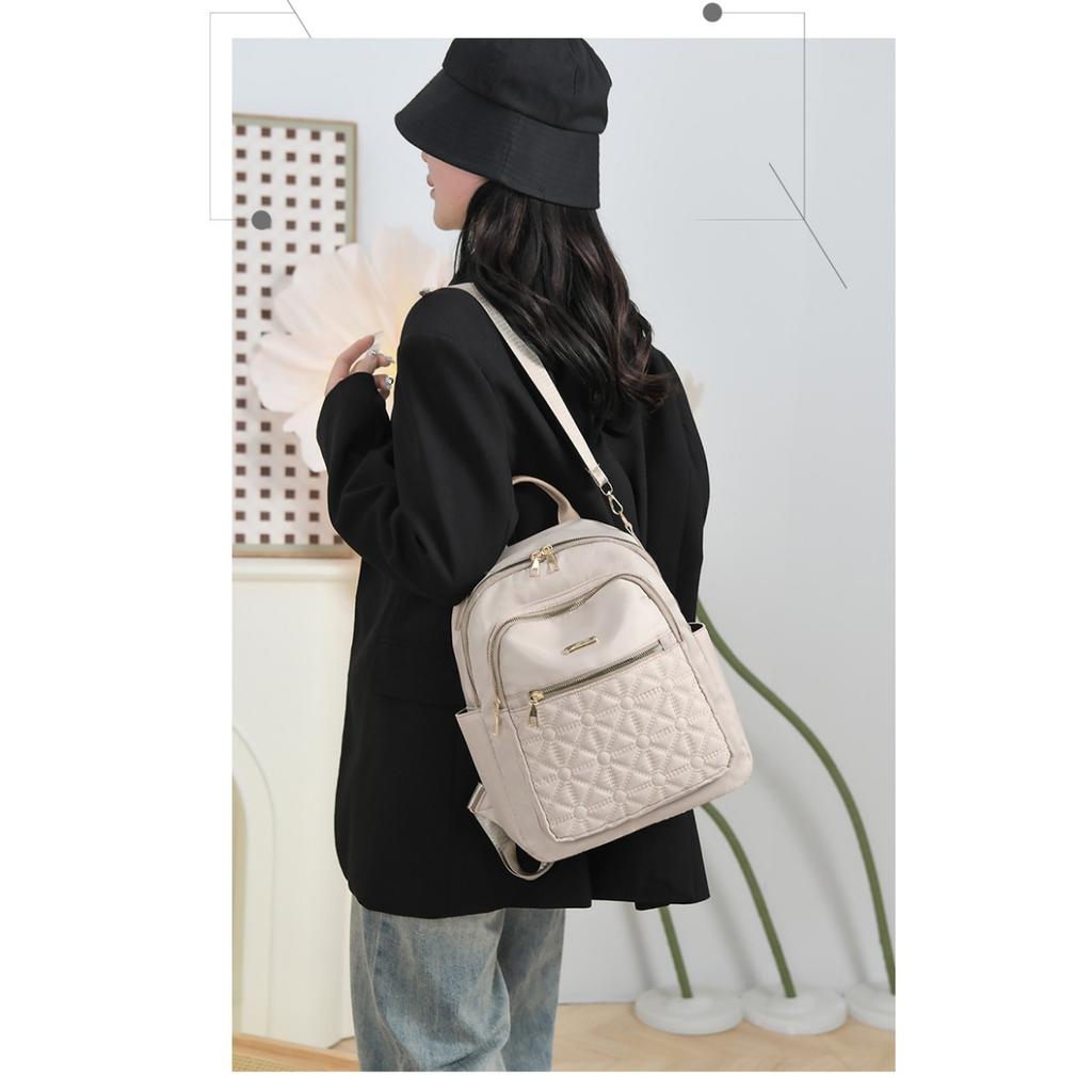 Neutral Square Backpack for Men and Women, Backpack for Travel, Casual Backpack for Women, Fashionable Backpack for Women
