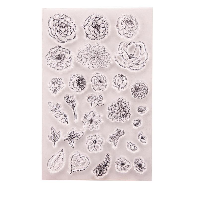 Date Week Month Number Symbol Rubber Clear Stamps for Card Making Decoration DIY Scrapbooking Embossing Album Decor Craft