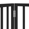 Vidaxl Foldable Dog Gate, 3 Panels, Black, 150 Cm