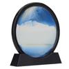 7 Zoll bewegtes Sandbild Entspannende Dekoration 3D Treibsandbild Dekoration für Zuhause Schreibtisch Büro Blau