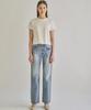 Kkeulle Long Straight Denim