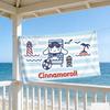 Absorbent Towel, Soft Bath Towel, Household Bath Towel, Cinnamoroll (Big Ear Dog) Sanrio Quick-Dry Beach Towel