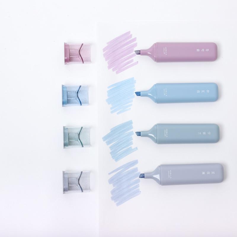 

4 шт./набор блестящих маркеров для маркеров, маркеров для рисования, для скрапбукинга, дневника, журнала, студентов, детей, канцелярских принадлежностей синий