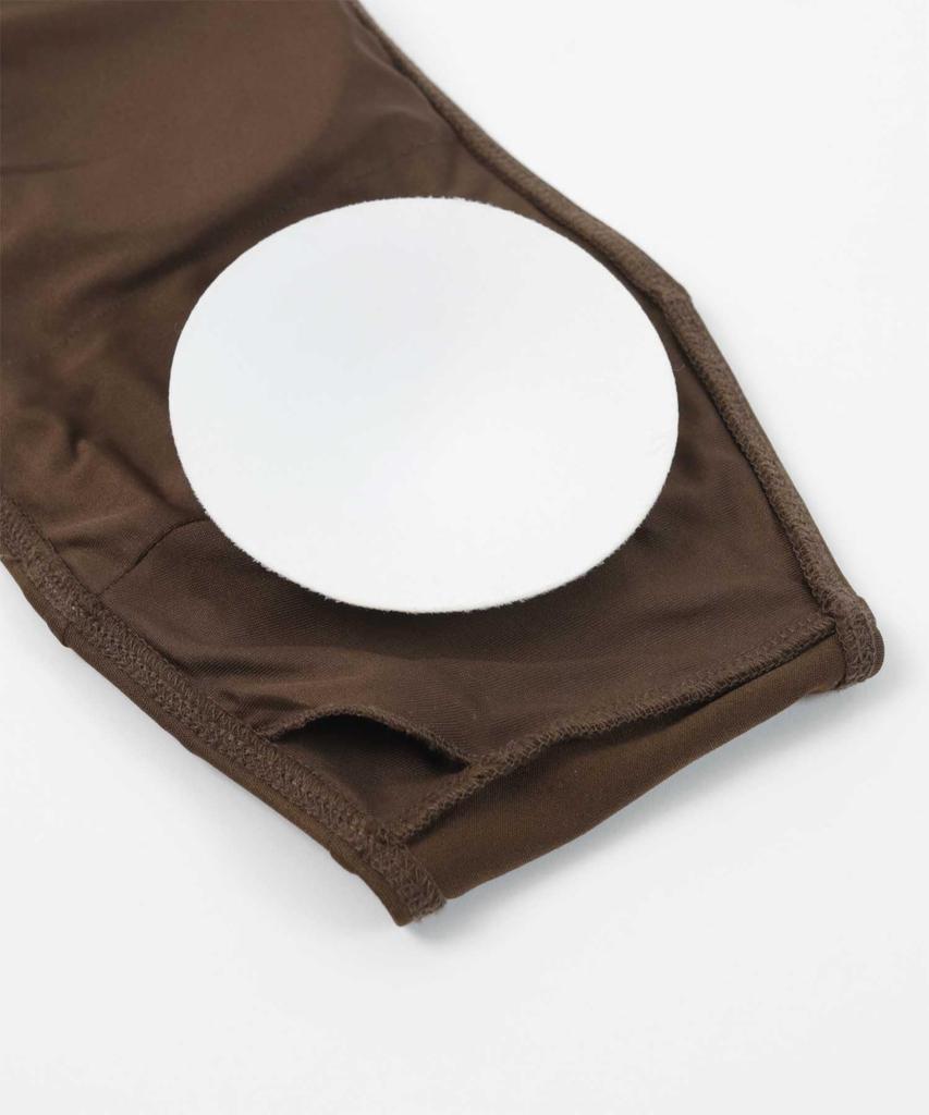 Ensemble Top Plissé Sans Armatures et Bikini DDXM0557 Femme Taille Moyenne Noir