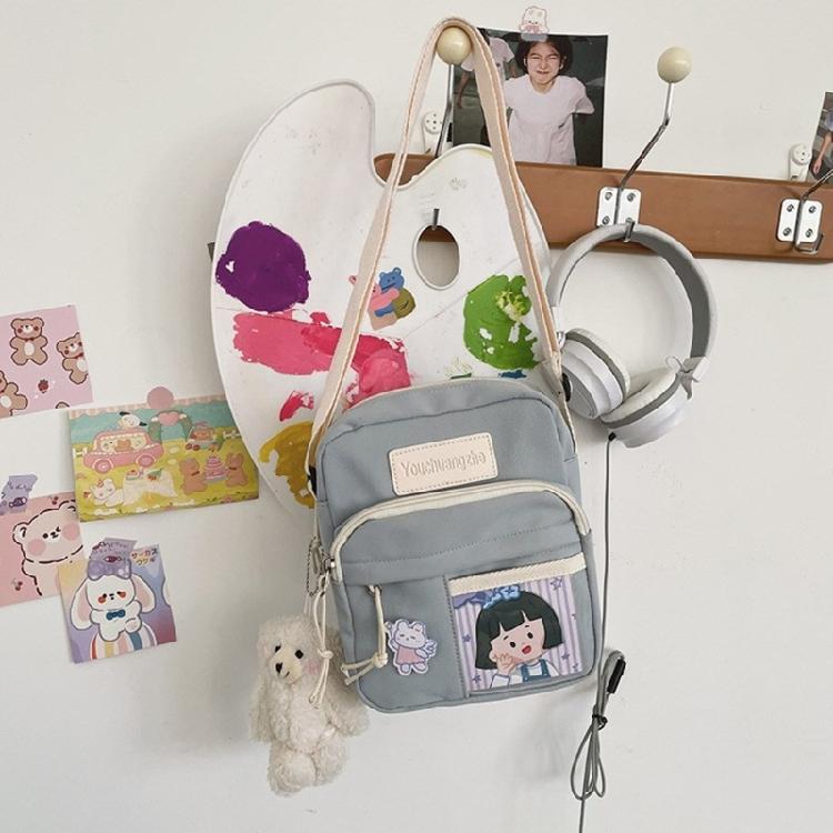 Cute and Practical Crossbody Bag Japanese Aesthetic Durable Nylon Shoulder Bags