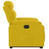 Recliner Chair with Lift Assist Electric Yellow Velvet