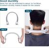Portable Personal Neck Cooling Rechargeable Bladeless Fan - Hands Free 3 Speed 4000 mAh Battery USB Operated Wearable Headphone Design