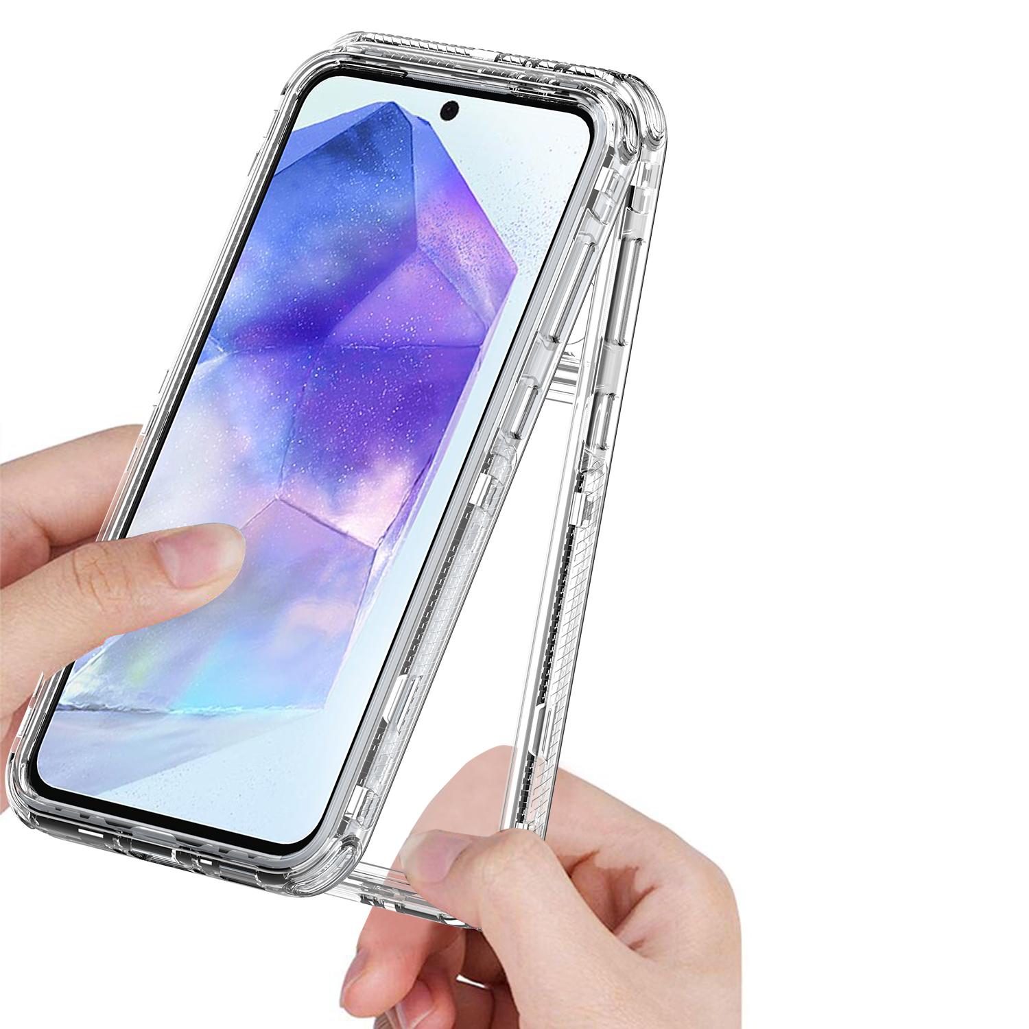 

For Samsung Galaxy A36 5G/A45 Case Anti Scratch Acrylic TPU Clear Phone Cover Style A