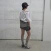 Lcdc Tm Sheer Frill Layered Knit Skirt (Grey)