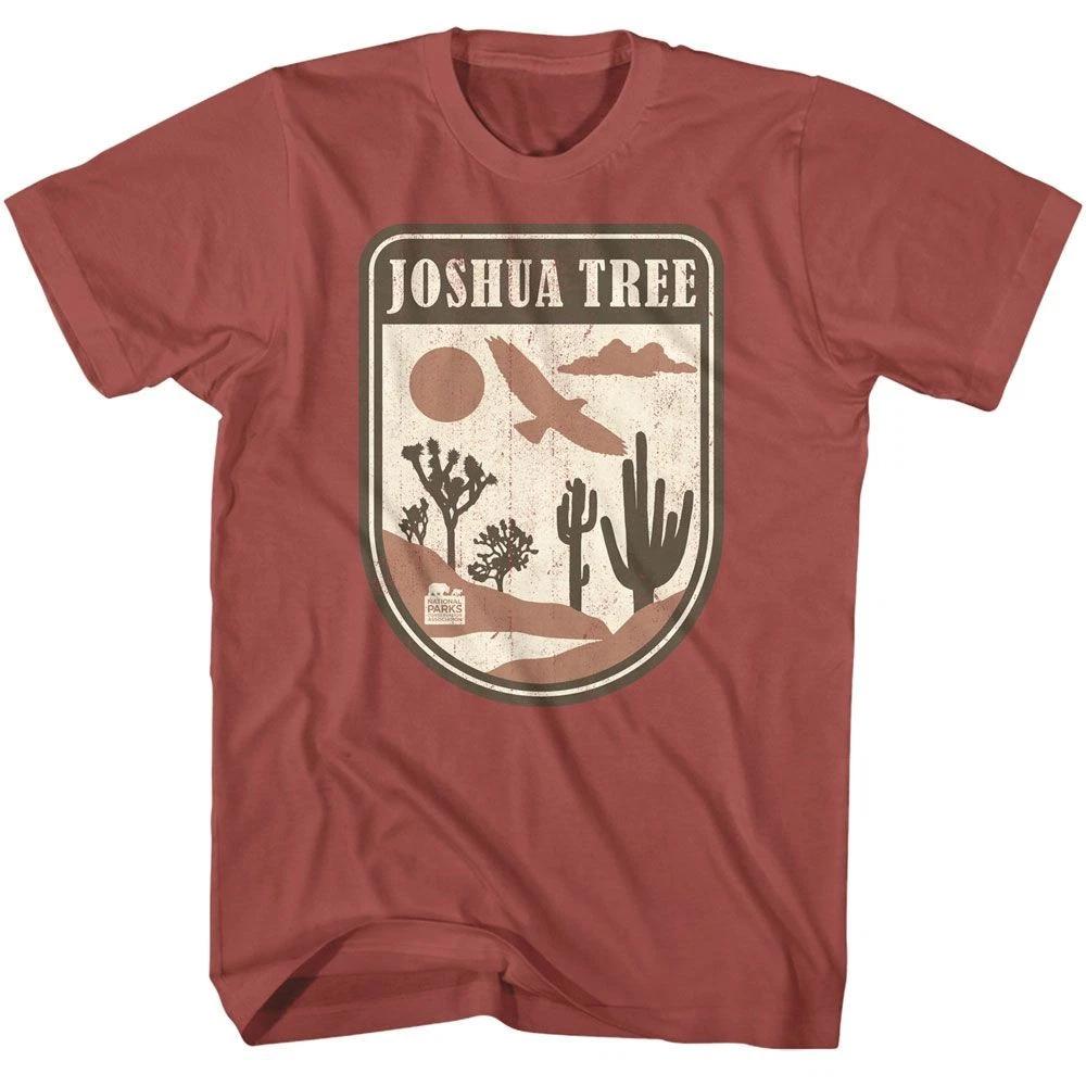 National Parks Joshua Tree Badge 2 Terracotta Brands Shirt 150