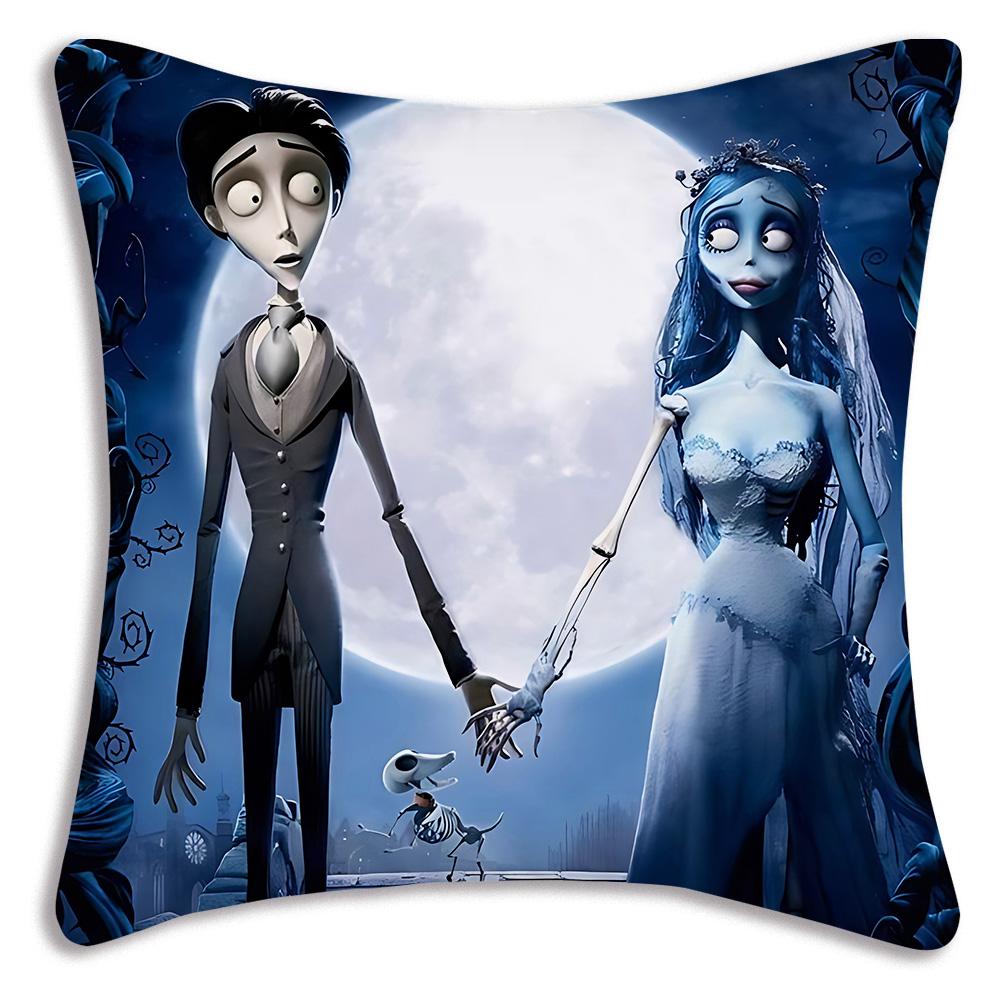 Cute Corpse For B-Bride Pillow Covers Cartoon Sofa Decorative Home Double-sided Printing Short Plush Cute Cushion Cover
