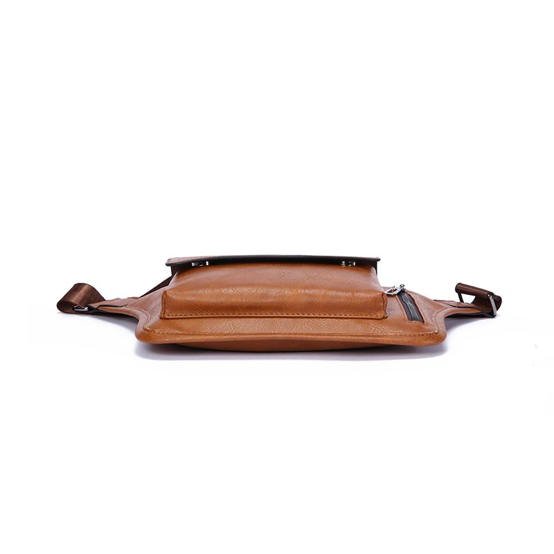 New Men's Vintage Chest Bag Waterproof Large Capacity Crossbody Single Shoulder Bags with Sport Small Messenger Bags