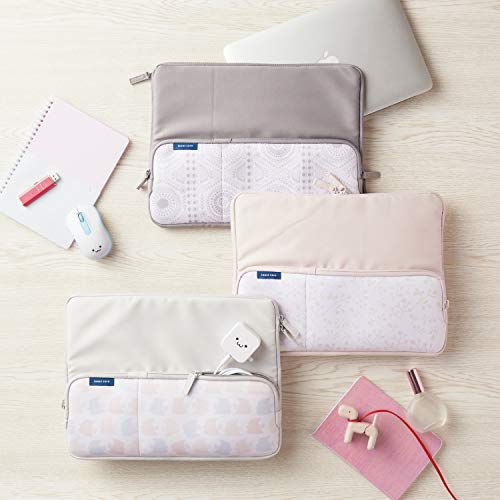 ELECOM Computer Case PC Case 13.3 Inch Case Scandinavian Design Leaf Pink BM-IBPTP13T1