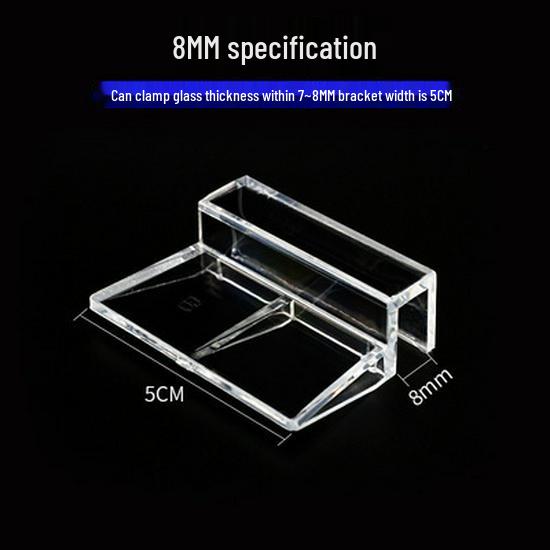 Acrylic Aquarium Glass Cover Bracket for 6/8/10/12MM