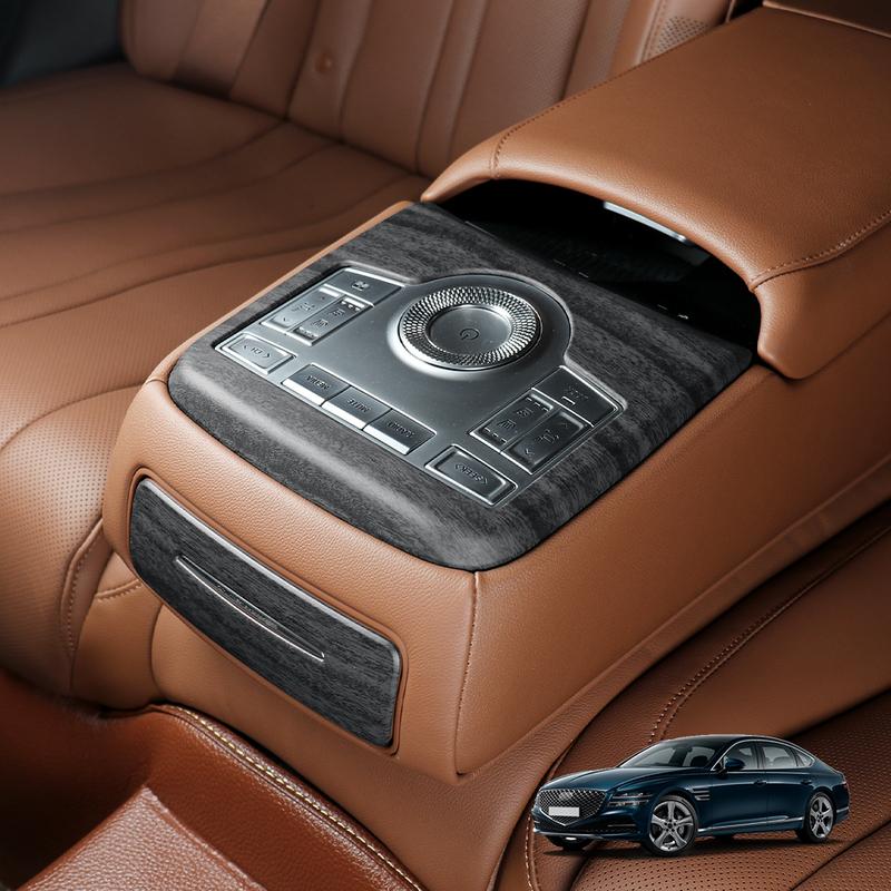 Automotive Seat Rear Drain Cup Holder Frame Cover Trim ABS Material For Genesis G80 RG3 -2025 LHD/RHD Interior Accessories