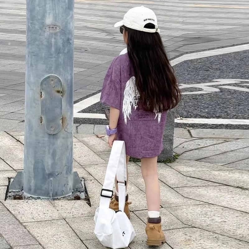 2025 Trendy Girls' Street Style Short-Sleeve T-Shirt