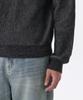 MUSINSA STANDARD Two-Tone Ribbed Crew Neck Knit [Black/Grey]