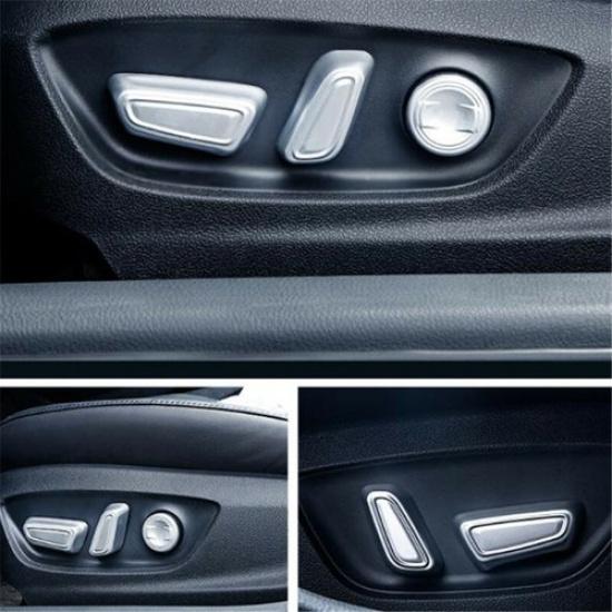 Carbon Fiber 5X Seat Adjustment Switch Cover Trim For Toyota Avalon 2019-2021