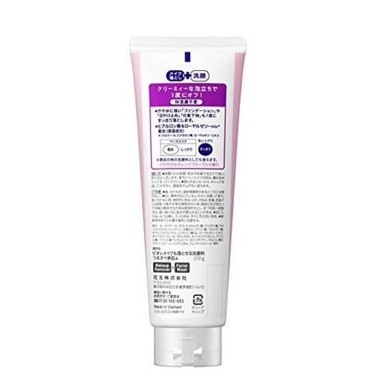 Bioré Cleansing Foam that Removes Makeup Smooth Silky Skin 210g (x 1)
