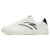 New Slip Resistant, Abrasion Resistant, Lightweight Low Top Skateboard Shoes Men's Black White 112328012-4