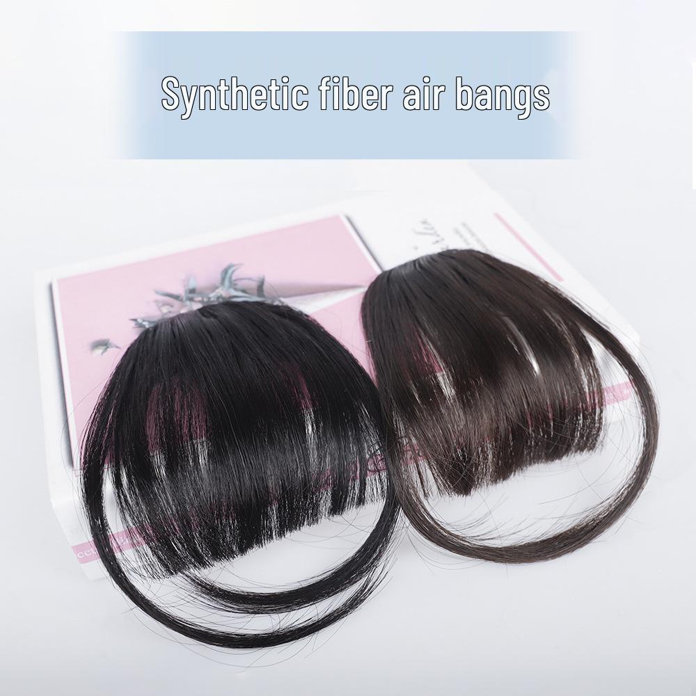 Wig Mini Air Bangs Piece for Women - Realistic Hair Bangs