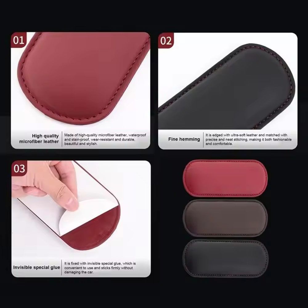 Multifunctional Car Knee Cushion PU Leather Auto Center Console Leg Pads For Travel Car RV