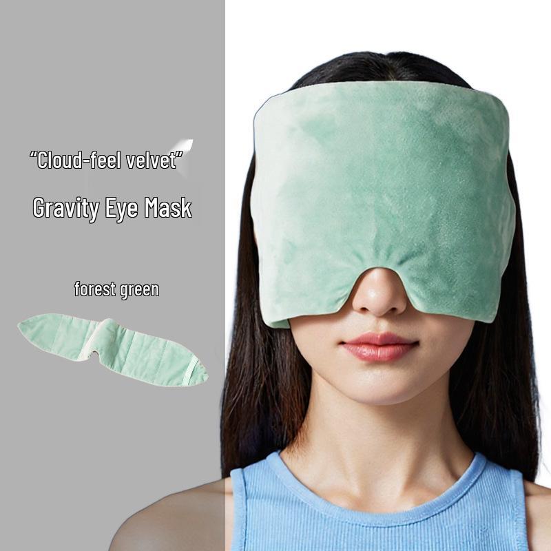Adjustable Gravity Eye Mask for Men and Women - Light Blocking for Sleep and Naps