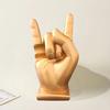 Gesture Ornament Stand Multi-Function Drumstick Pen Holder Resin Rock Ornament Music Accessory Rock Attitude Decor