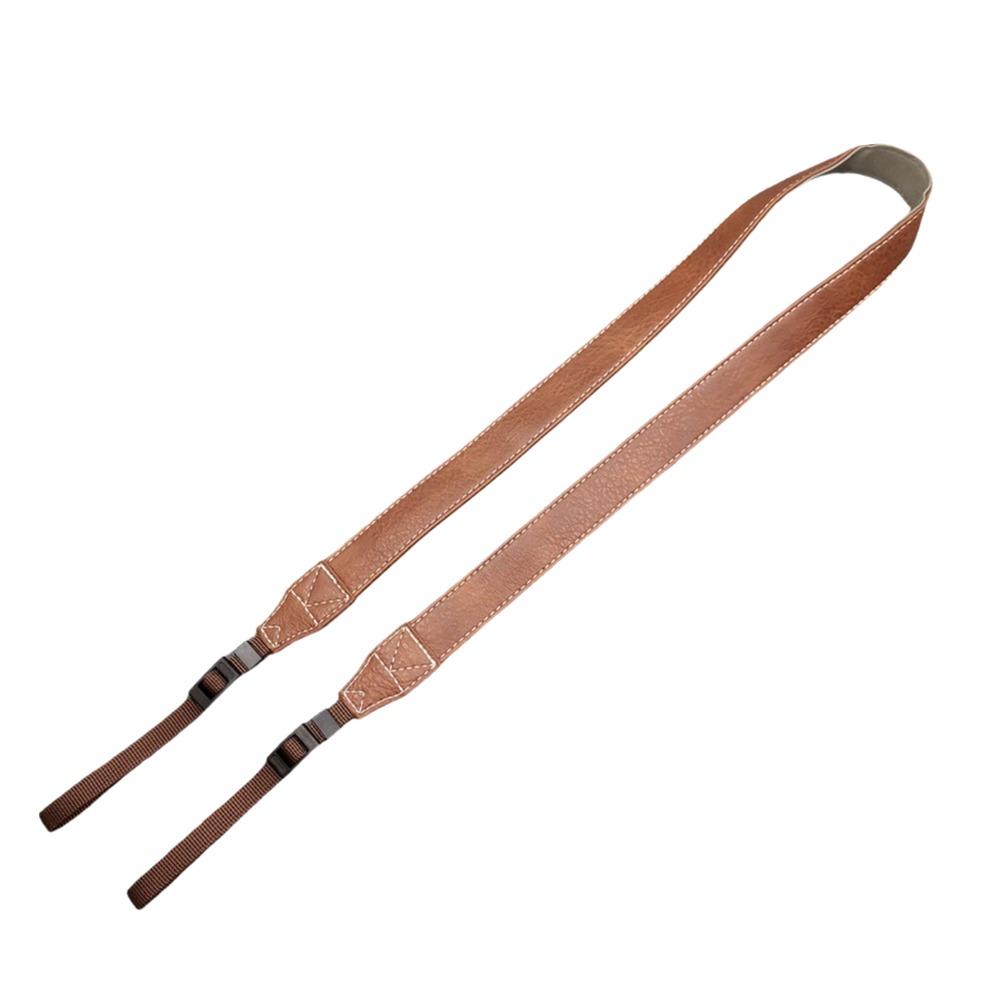 

Adjustable Micro Single Strap for Canon G7x Nikon Fujifilm Sony Zv-1 Comfortable Decompression Brown A