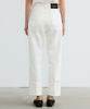 Nigaennikol Roll-Up Denim Cotton Pants_White