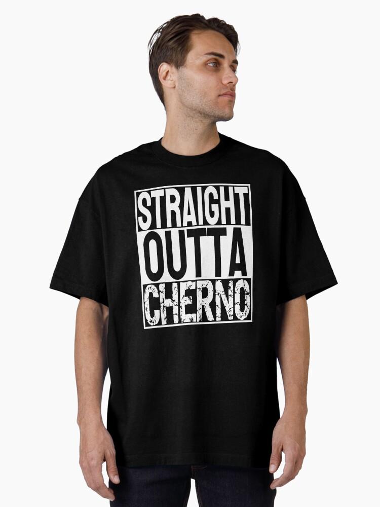 DayZ Straight Outta Cherno - White Oversized Unisex T-Shirt