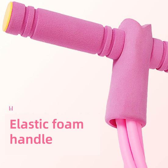 Sit-up Pedal Puller Resistance Band with Handle Multifunction 4/6-Tube Elastic Yoga Pull Rope Men Women Pedal Tensioner Exerciser Workout Equipment
