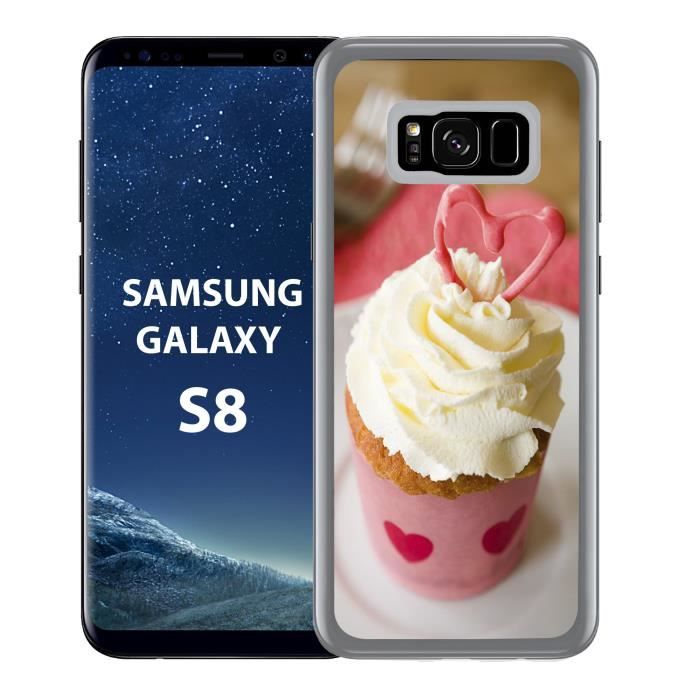 Coque Samsung Galaxy S8 Cupcakes Roses