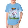 Oggy and The Cockroaches Children T Shirts Summer O-neck High Quality Boys Childrens Clothing Fun 3D Cartoon Print Crewneck Tees Anime  T Shirts