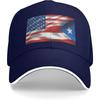 Sandwich Baseball Cap for Men & Women, 3-Layer Contrast Design Adjustable Hat, Lightweight Durable Cap