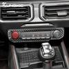 Dry Carbon Fiber For Ford Mustang GT 2024 2025 LHD RHD Car Car Central Control Star Button Panel Interior Trim