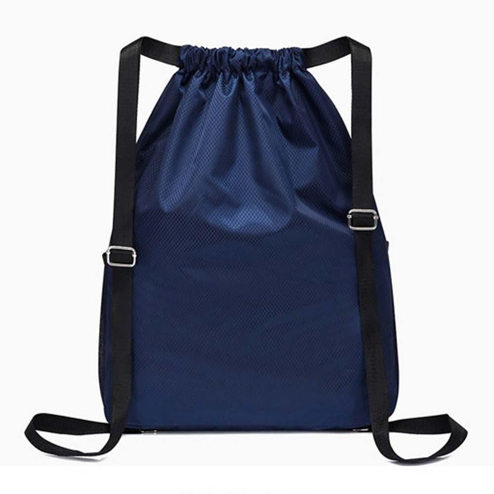 Large Capacity Oxford Cloth Backpack Portable Drawstring School Bag Gym Drawstring Bag Students