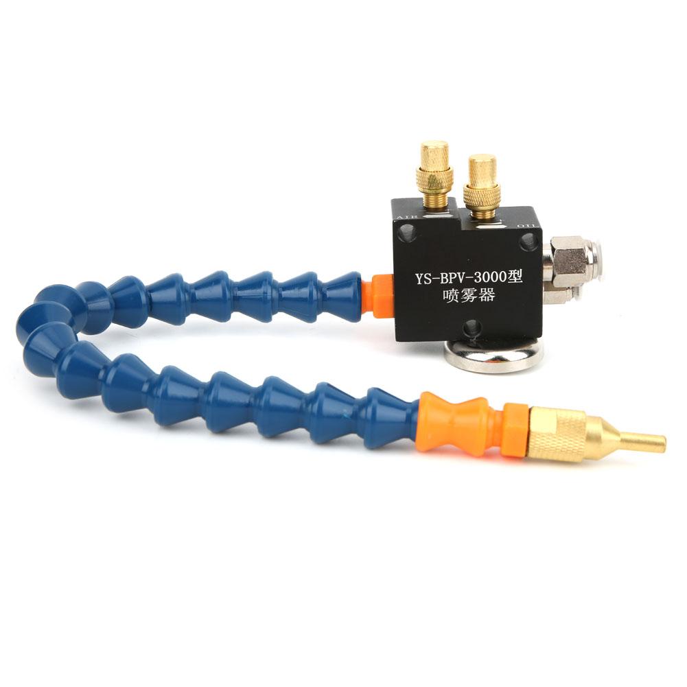 Mist Coolant Lubrication Cooling Sprayer Universal Brass Spray Port CNC Engraving Machine