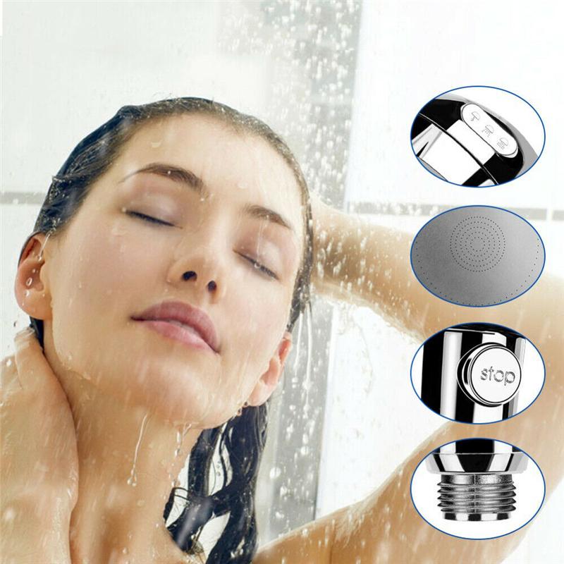 1PCS Portable 3 Modes 360° 3 In 1 Adjustable Universal Water Saving Hand Shower High Pressure Head Shower